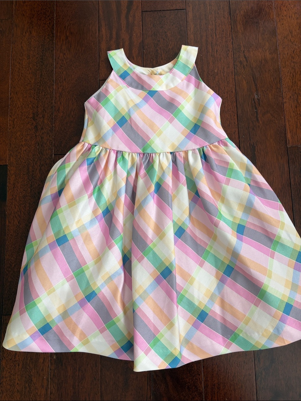 Gymboree Pastel Plaid Sleeveless Dress - Pink, Mint, Yellow, Lavender, Cream